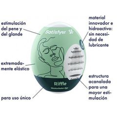 Satisfyer Riffle Masturbation Egg 3er Set