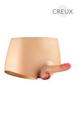 Real Manly panties with hollow realistic dildo size S/M