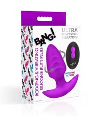 VIBRATING AND ROTATING PLUG WITH PURPLE USB CONTROL-thumb-1