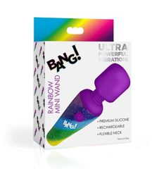 MINI WAND MASSAGER 10 FUNCTIONS USB RAINBOW-thumb-1