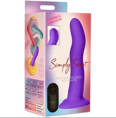 WAVE SILICONE VIBRATOR WITH PURPLE CONTROL-thumb-1