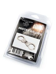 Mister B HandCuffs Hinged Steel-thumb-3