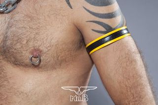 COLT Biceps Band - Black Yellow-thumb-1
