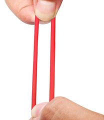 Set of 3 Penis Rings Diesel Smooth Finish Silicone Red Mokko Toys
