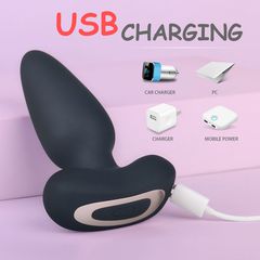 Dante Anal Plug Black 12.2 cm-thumb-2