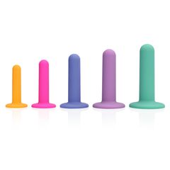 Silicone Anal Dilator Set - Multicolor-thumb-1