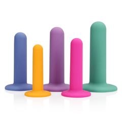 Silicone Anal Dilator Set - Multicolor-thumb-3