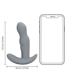 Rotating Prostate Stimulator with Remote Control - Gotham Grey-thumb-11
