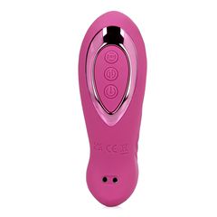 Thrusting and Tapping Vibrator - Powerful Pink-thumb-5