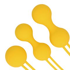 Kegel Ball Exercise Set - Lemonade Yellow-thumb-9
