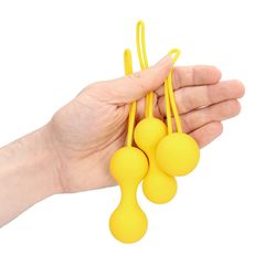 Kegel Ball Exercise Set - Lemonade Yellow-thumb-10