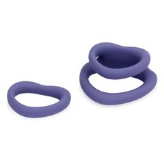 Heart Cockring Set - Violet Storm-thumb-6