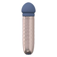 The Thrill - 10 Speed Interchangeable Vibrator - Blue-thumb-8