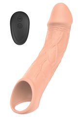B-Series Vibrating Penis Extension with Remote Control - 10 Functions-thumb-7