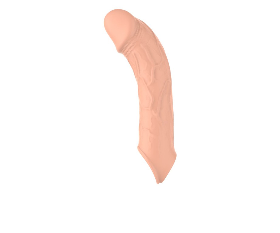 B-Series Vibrating Penis Extension with Remote Control - 10 Functions