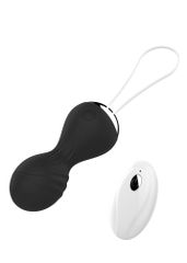 Kulki-Vibrating Silicone Kegel Balls USB 10 Function / Remote control -Black-thumb-3