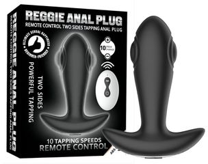 Dual tapping Vibrating anal plug-thumb-1