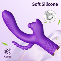 Vibrator - Patty 7 vibration functions 7 ball tapping USB-thumb-1