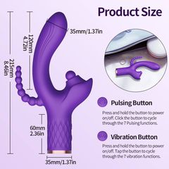 Vibrator - Patty 7 vibration functions 7 ball tapping USB-thumb-4
