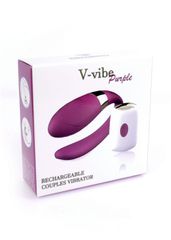 Stymulator-V-Vibe Purple USB 7 Function / Remote Control