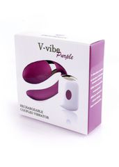 Stymulator-V-Vibe Purple USB 7 Function / Remote Control-thumb-1
