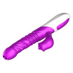 Vibrator-Silicone Vibrator USB 10 Function and Thrusting Function / Heating-thumb-3