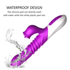 Vibrator-Silicone Vibrator USB 10 Function and Thrusting Function / Heating-thumb-1