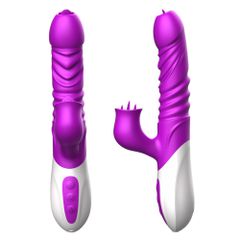 Vibrator-Silicone Vibrator USB 10 Function and Thrusting Function / Heating-thumb-8