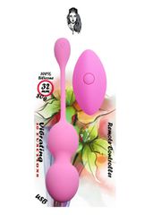 Vibrating Kegel Balls 32mm Pink 10 function USB Remote Control - B - Series-thumb-1