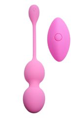 Vibrating Kegel Balls 32mm Pink 10 function USB Remote Control - B - Series-thumb-2