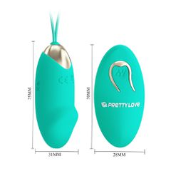 Pretty Love Julia Green Vibrating Egg-thumb-4