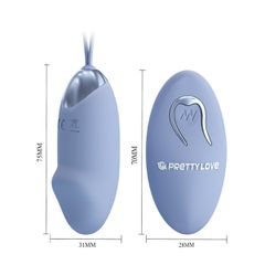 Pretty Love Julia Vibrating Egg Blue-thumb-3