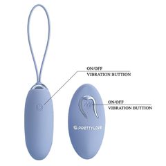 Pretty Love Julia Vibrating Egg Blue-thumb-2