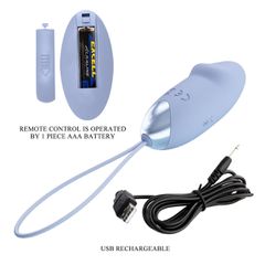 Pretty Love Julia Vibrating Egg Blue-thumb-1