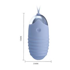 Pretty Love Jessica Blue Vibrating Egg-thumb-1