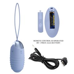 Pretty Love Jessica Blue Vibrating Egg-thumb-3