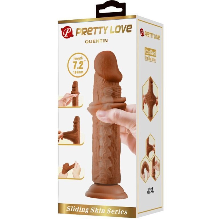 Pretty Love Quentin Realistic Dildos Brown
