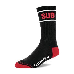 Prowler Red Sub Socks - Black/Red