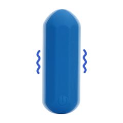 Hexagon Shaped Bullet Vibrator - Jetset Blue-thumb-3