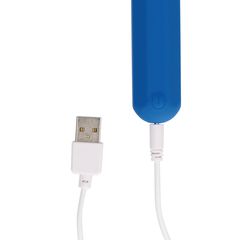 Hexagon Shaped Bullet Vibrator - Jetset Blue-thumb-6