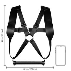 Ouch Bdsm Harness Restraint - Black-thumb-8