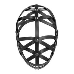 Ouch Cage Mask - Black-thumb-3