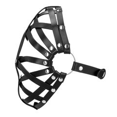 Ouch Cage Mask - Black-thumb-5
