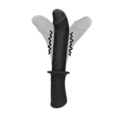 Ouch Hand Held Vibrating Sex Machine - Black
