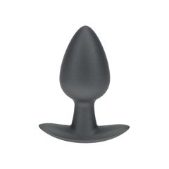 Ouch Smooth Silicone Anal Plug - Medium - 3.1 / 7,9 cm - Gunmetal