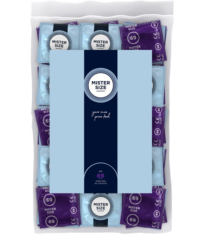 Condoms Mr. Size Fire Fail Extra Fine 69mm 100pcs