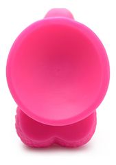 POP 7.5" Dildo with Balls - Pink-thumb-6