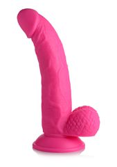 POP 7.5" Dildo with Balls - Pink