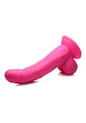 POP 7.5" Dildo with Balls - Pink-thumb-2