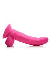 POP 7.5" Dildo with Balls - Pink-thumb-4